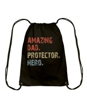 Amazing Dad - Protector - Hero Drawstring Bag tile