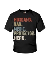 husband-dad-medic-protector-hero Youth T-Shirt tile