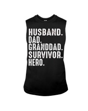 HUSBAND-DAD-GRANDDAD-SURVIVOR-HERO Sleeveless Tee tile
