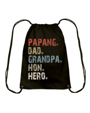 Papang - Dad - Grandpa - Hon - Hero Drawstring Bag tile