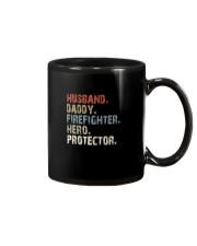 Husband-Daddy-Firefighter-Hero-Protector Mug tile
