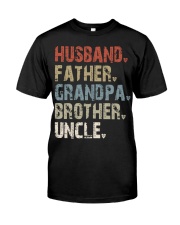 Husband - Father - Grandpa - Brother - Uncle Premium Fit Mens Tee tile