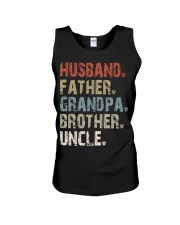 Husband - Father - Grandpa - Brother - Uncle Unisex Tank tile