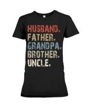 Husband - Father - Grandpa - Brother - Uncle Premium Fit Ladies Tee tile