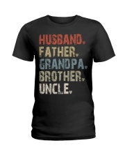 Husband - Father - Grandpa - Brother - Uncle Ladies T-Shirt tile