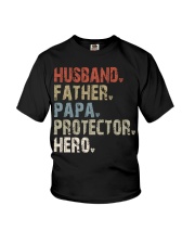 husband-father-papa-protector-hero Youth T-Shirt tile