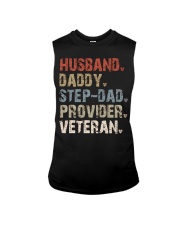 Husband-Daddy-Step-Dad-Provider-Veteran Sleeveless Tee tile