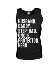 Husband-Daddy-Step-Dad-Uncle-Protector-Hero Unisex Tank tile