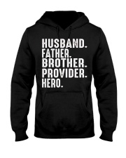 Husband-Father-Brother-Provider-Hero Hooded Sweatshirt tile