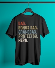 Dad - Bonus Dad - Granddad - Protector - Hero Classic T-Shirt lifestyle-mens-crewneck-front-3