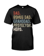 Dad - Bonus Dad - Granddad - Protector - Hero Premium Fit Mens Tee tile