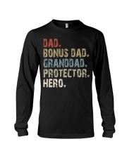 Dad - Bonus Dad - Granddad - Protector - Hero Long Sleeve Tee tile