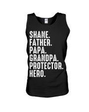 Shane-Father-Papa-Grandpa-Protector-Hero Unisex Tank tile