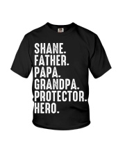 Shane-Father-Papa-Grandpa-Protector-Hero Youth T-Shirt tile