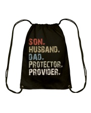 Son-Husband-Dad-Protector-Provider Drawstring Bag tile