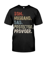 Son-Husband-Dad-Protector-Provider Premium Fit Mens Tee tile