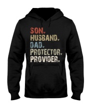 Son-Husband-Dad-Protector-Provider Hooded Sweatshirt tile