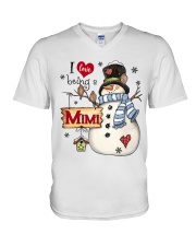 I LOVE BEING A MIMI - Christmas Gift V-Neck T-Shirt thumbnail