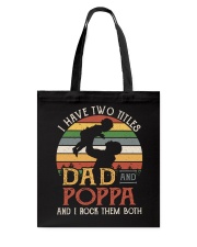 Dad And Poppa Tote Bag tile