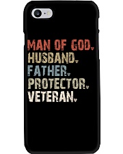 Man Of God-Husband-Father-Protector-Veteran Phone Case tile