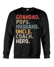 Grandad-Pops-Husband-Uncle-Coach-Hero Crewneck Sweatshirt tile