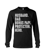 husband-dad-bonus-papi-protector-hero Long Sleeve Tee tile