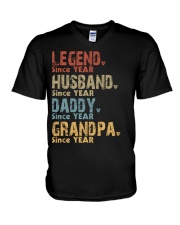 Grandpa - v51 V-Neck T-Shirt tile