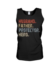 Husband-Father-Protector-Hero Unisex Tank tile