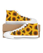 Sunflowers Women's High Top White Shoes thumbnail