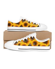 Sunflowers Women's Low Top White Shoes inside-right-outside-right