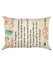 TO MY DAUGHTER Rectangular Pillowcase tile