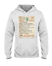 TO MY DAUGHTER Hooded Sweatshirt tile