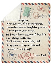 TO MY DAUGHTER Sherpa Fleece Blanket tile