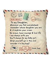 TO MY DAUGHTER Square Pillowcase tile