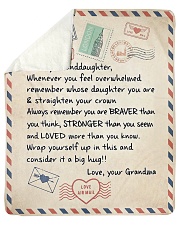 TO MY GRANDDAUGHTER Sherpa Fleece Blanket tile