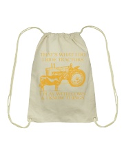 Angus Cow-Tractor That's What I Do Drawstring Bag tile