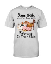 Some Girls Farmer Cow Cattle Premium Fit Mens Tee tile