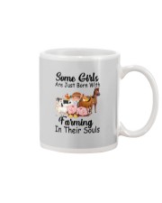 Some Girls Farmer Cow Cattle Mug tile