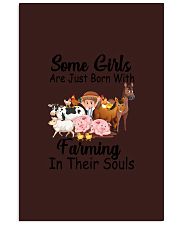 Some Girls Farmer Cow Cattle Vertical Poster tile