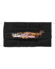 Some Girls Farmer Cow Cattle Mask tile