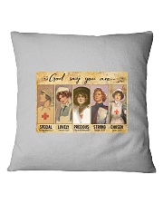 nurse - god say you are Square Pillowcase tile