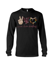 Peace Love Kindness Long Sleeve Tee tile