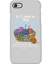 all i need is this yarn and that other yarn Phone Case tile