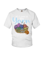 all i need is this yarn and that other yarn Youth T-Shirt tile