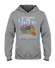 all i need is this yarn and that other yarn Hooded Sweatshirt tile