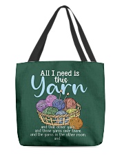 all i need is this yarn and that other yarn All-Over Tote tile