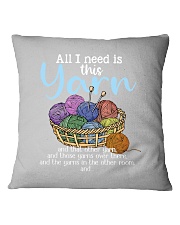 all i need is this yarn and that other yarn Square Pillowcase tile