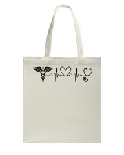 Nurse Life Heart Tote Bag tile
