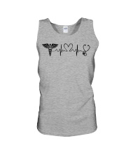 Nurse Life Heart Unisex Tank tile