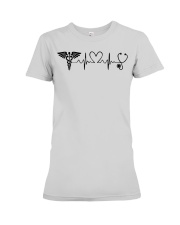 Nurse Life Heart Premium Fit Ladies Tee tile